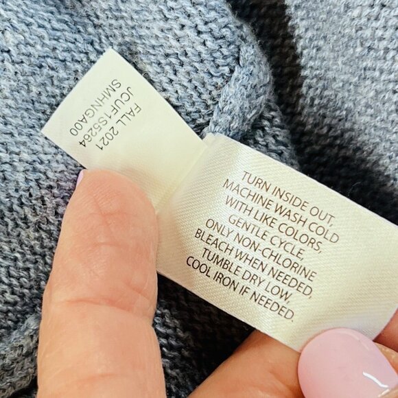 US Polo Assn Mens Pullover Sweater Blue Stripe 1/4 Zip Med Horse Logo L/S - Picture 9 of 13